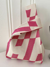 Geometric Bags Accessories Woven Handbag by migunica