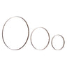 Iron Metal Rings Wall Display (Set of 3)