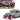 1939 Chevrolet Coupe Lowrider Gray and Red Metallic "Get Low" Series 1/24 Diecast Model Car by Motormax