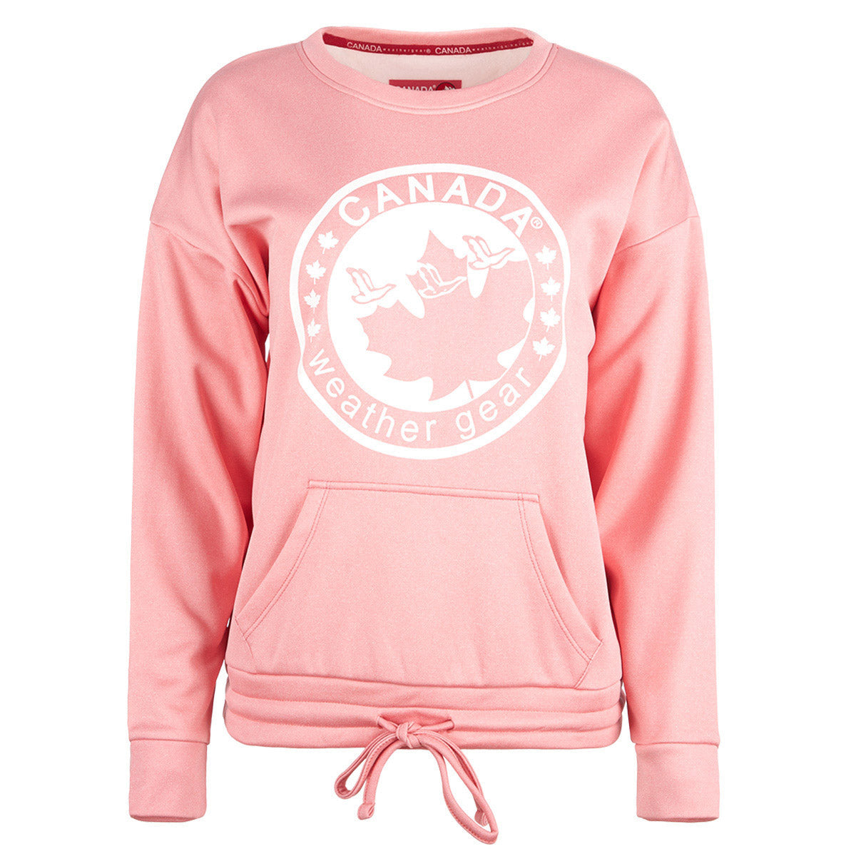 Canada Weather Gear Women's Logo Drawstring Sweater by PROOZY