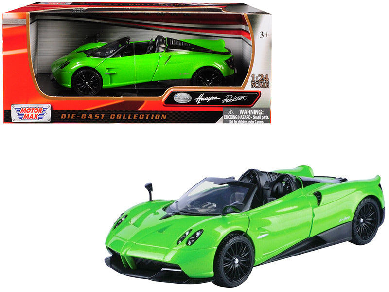 Pagani Huayra Roadster Green 1/24 Diecast Model Car by Motormax