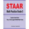 STAAR Math Practice Grade 5: Complete Content Review Plus 2 Full-length STAAR Math Tests