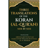 Three translations of the Koran (Al-Qur'an) side by side