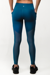 High-Rise Mesh Legging with Pockets by Seaav