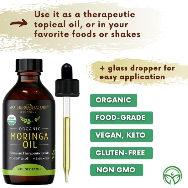 Moringa Oil by Mother Nature Organics