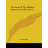 The Book Of The Hidden Mysteries By Hierotheos