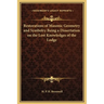 Restorations of Masonic Geometry and Symbolry Being a Dissertation on the Lost Knowledges of the Lodge
