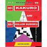 Adults puzzles book. 200 Kakuro and 200 killer Sudoku. Expert levels.: Kakuro + Sudoku killer logic puzzles 8x8.