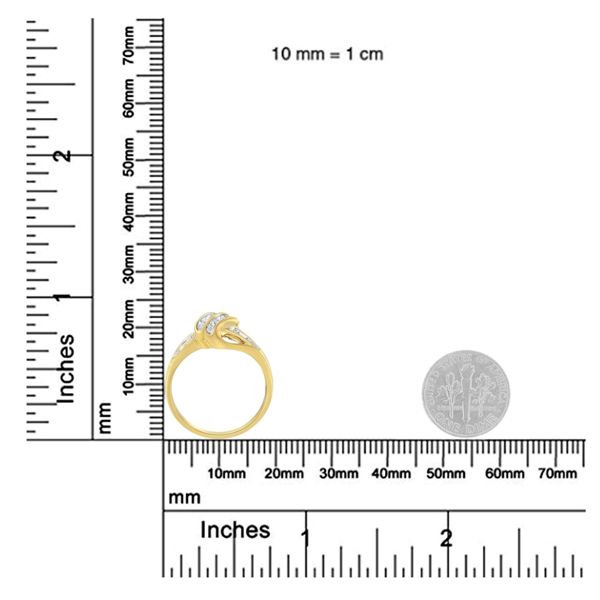 10K Yellow Gold Plated .925 Sterling Silver 1.0 Cttw Diamond Flower Cluster Open Halo Floral Ring (J-K Color, I2-I3 Clarity) by Infinite Jewels