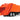 Mack LR with McNeilus Rear Load Refuse Body Orange and White 1/87 (HO) Diecast Model by First Gear