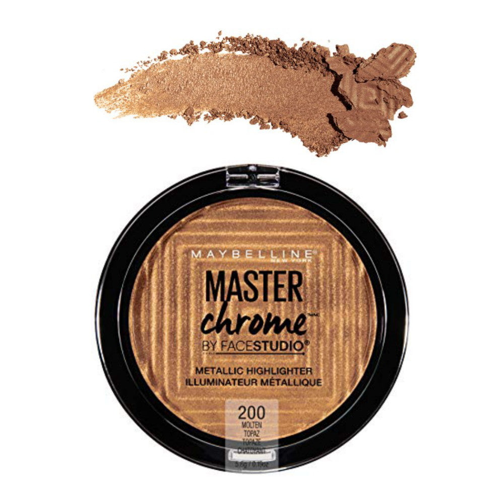 MAYBELLINE FaceStudio Master Chrome Metallic Highlighter - Molten Topaz