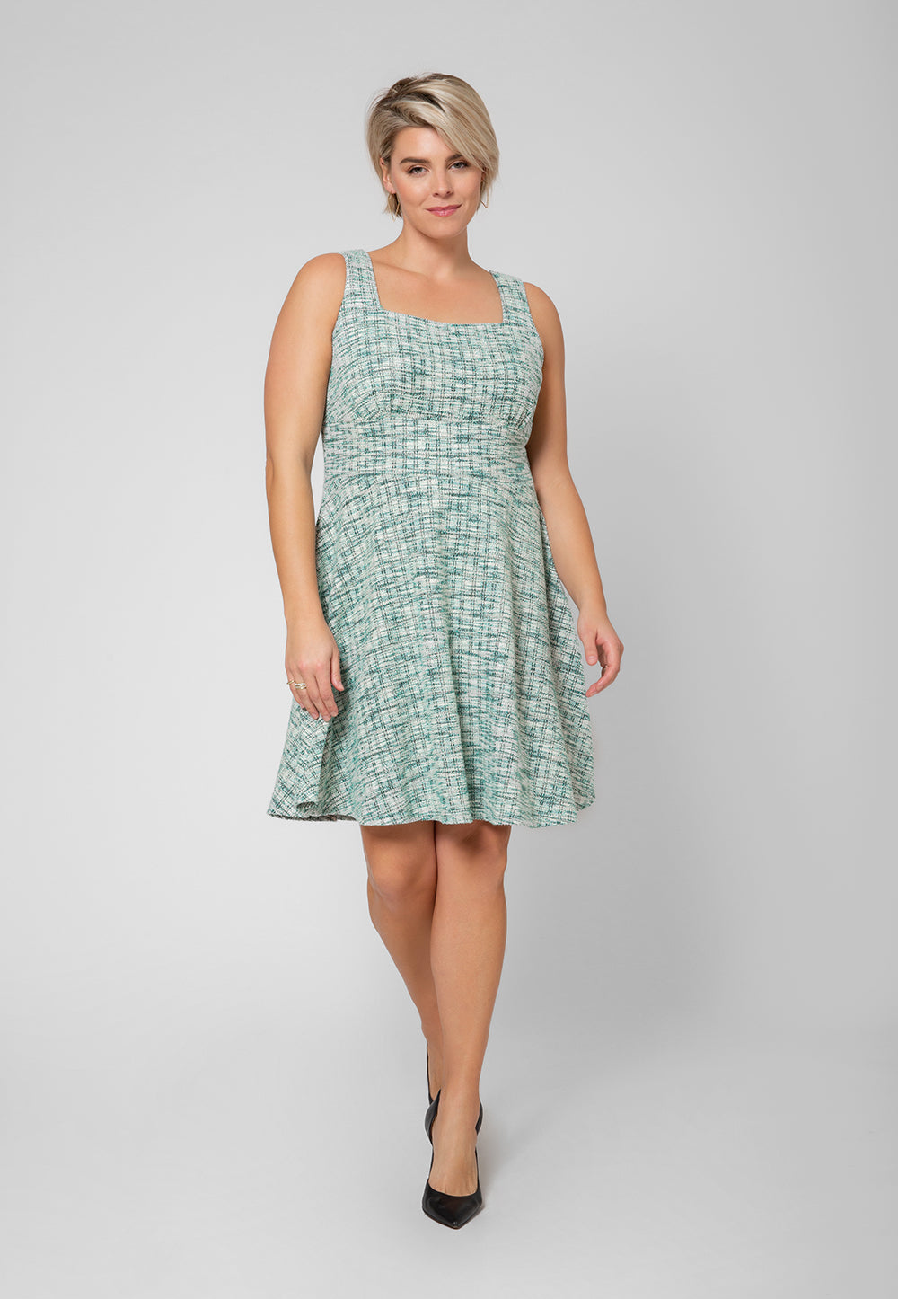 Leota Women's Ariana Dress in Green Multi Jacquard 2X Lord & Taylor Green Size 2XL by Steals