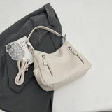 Zipper PU Leather Shoulder Bag by Coco Charli