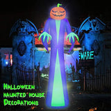 12Ft Giant Halloween Inflatables Pumpkin Halloween #ns23 _mkpt by Js House - Vysn