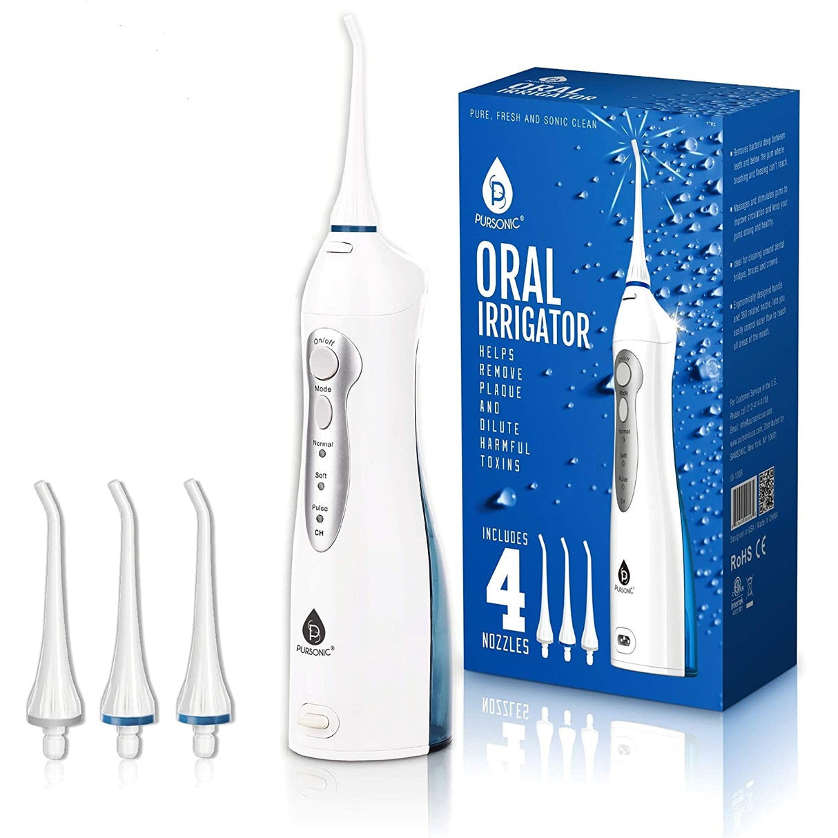 Rechargeable Oral Irrigiator by Pursonic