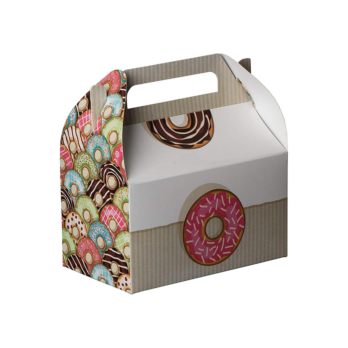 Dounuts Paper Treat Boxes 20 Pack 6.25" X 3.75" X 3.5" by Hammont