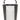 Iron Metal Candle Holder with Glass Hurricane and Handle 18"H