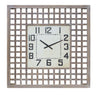 Lattice Wood Wall Clock 29.5"SQ