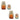 Terra Cotta Owl Figurine with Glazed Accents (Set of 4)