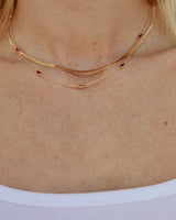 14k Gold Herringbone Chain by Eight Five One Jewelry