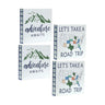 Wood Adventure Block Sentiment Sign (Set of 4)