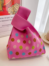 Multi-Colored Polka Dot Bags Handbags by migunica