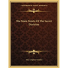 The Main Tenets Of The Secret Doctrine