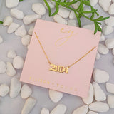 Birth Year Necklace by Ellisonyoung.com