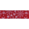 Festive Snowflake Ribbon 4" x 5 yds.