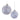 Irredescent Glass Ball Ornament (Set of 6)