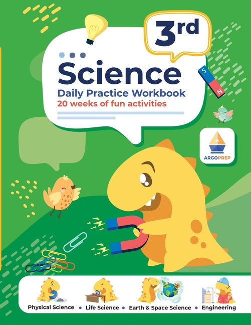 2nd Grade Science: Daily Practice Workbook 20 Weeks of Fun Activities (Physical, Life, Earth and Space Science, Engineering Video Explana - Paperback by Books by splitShops