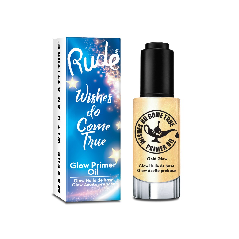 RUDE Wishes Do Come True Glow Primer Oil - Gold