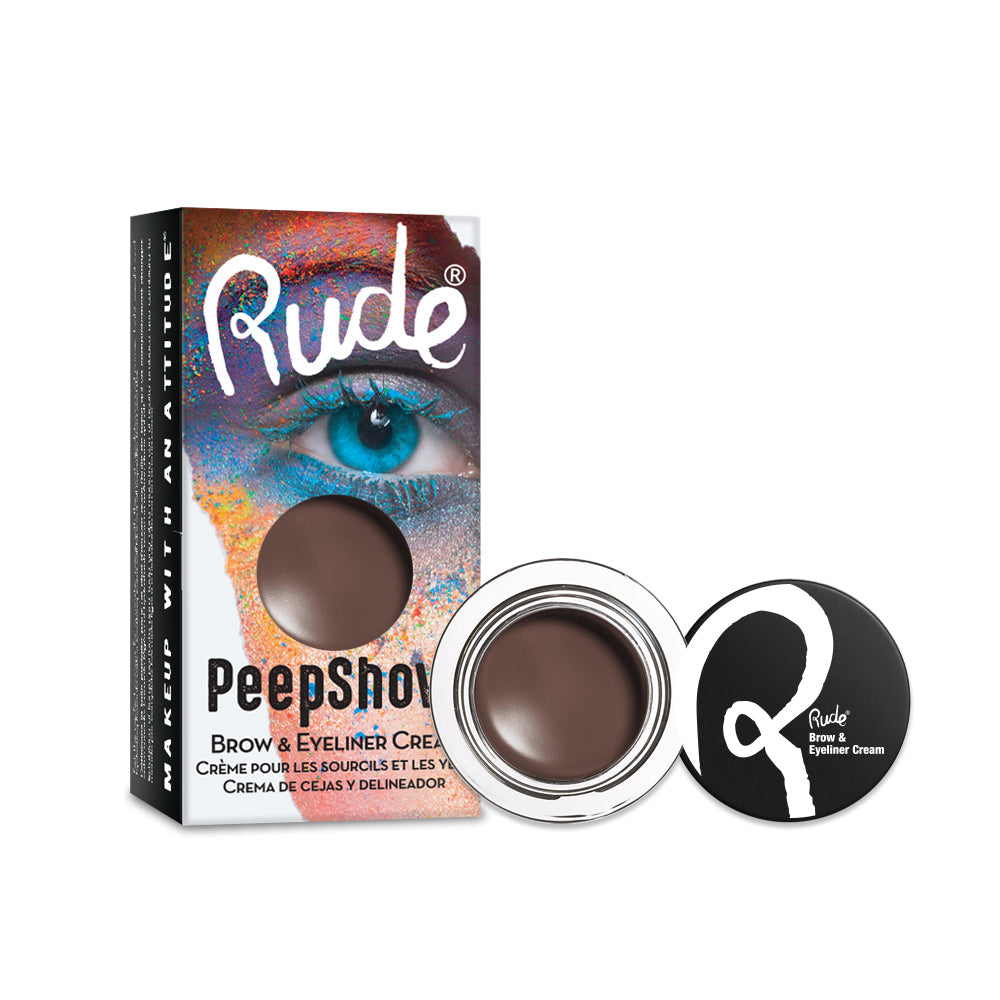 RUDE Peep Show Brow & Eyeliner Cream - One On One