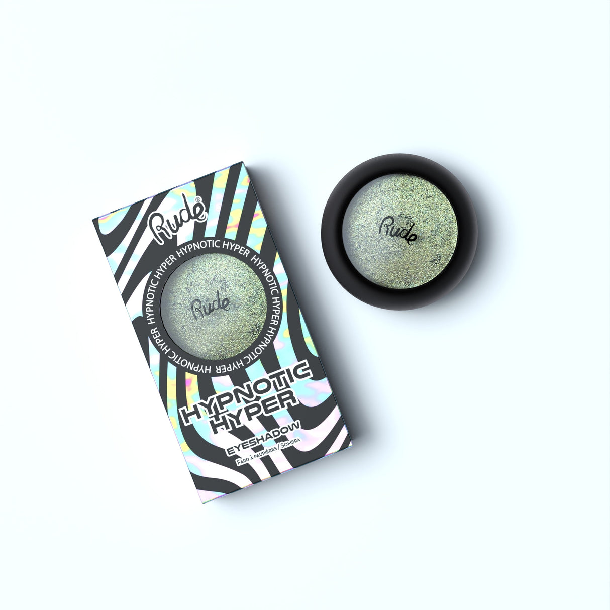 RUDE Hypnotic Hyper Duo Chrome Eyeshadow - Wave Rave