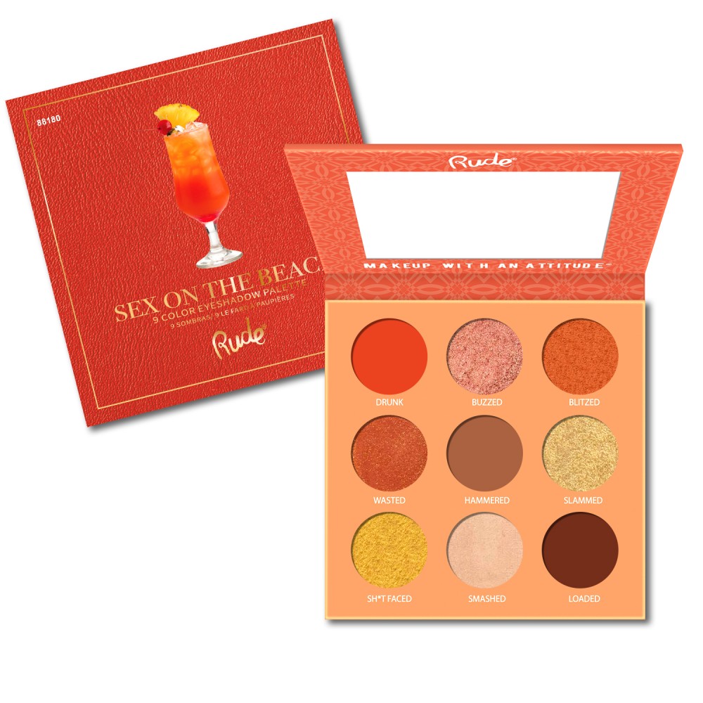 RUDE Cocktail Party 9 Color Eyeshadow Palette - Sex on The Beach