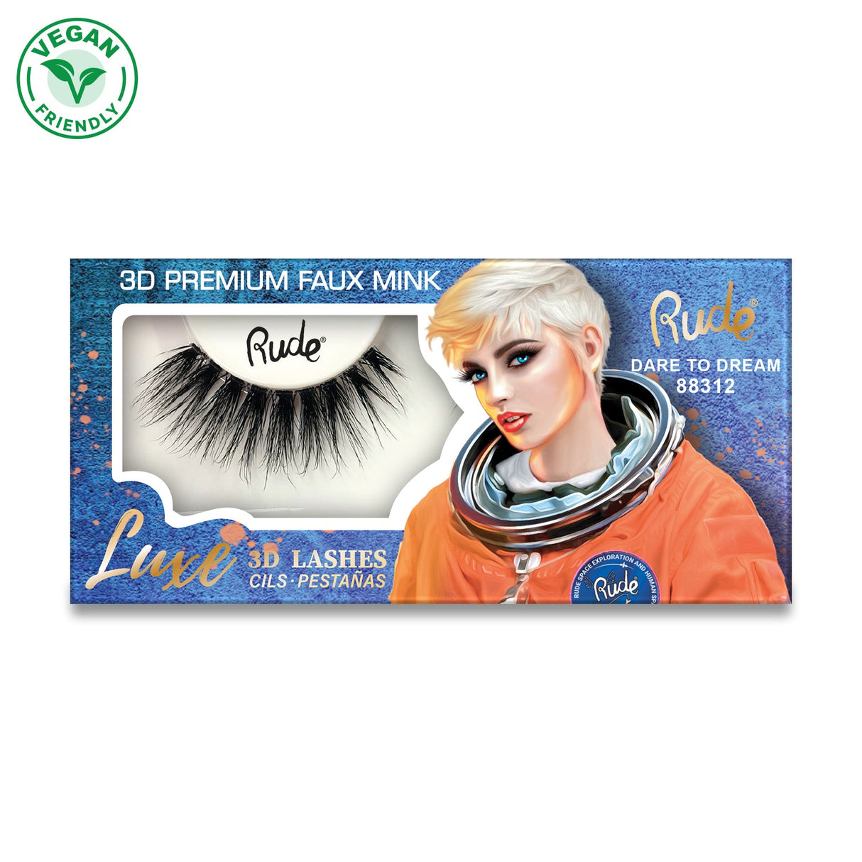 RUDE Luxe 3D Premium Faux Mink Lashes - Dare To Dream