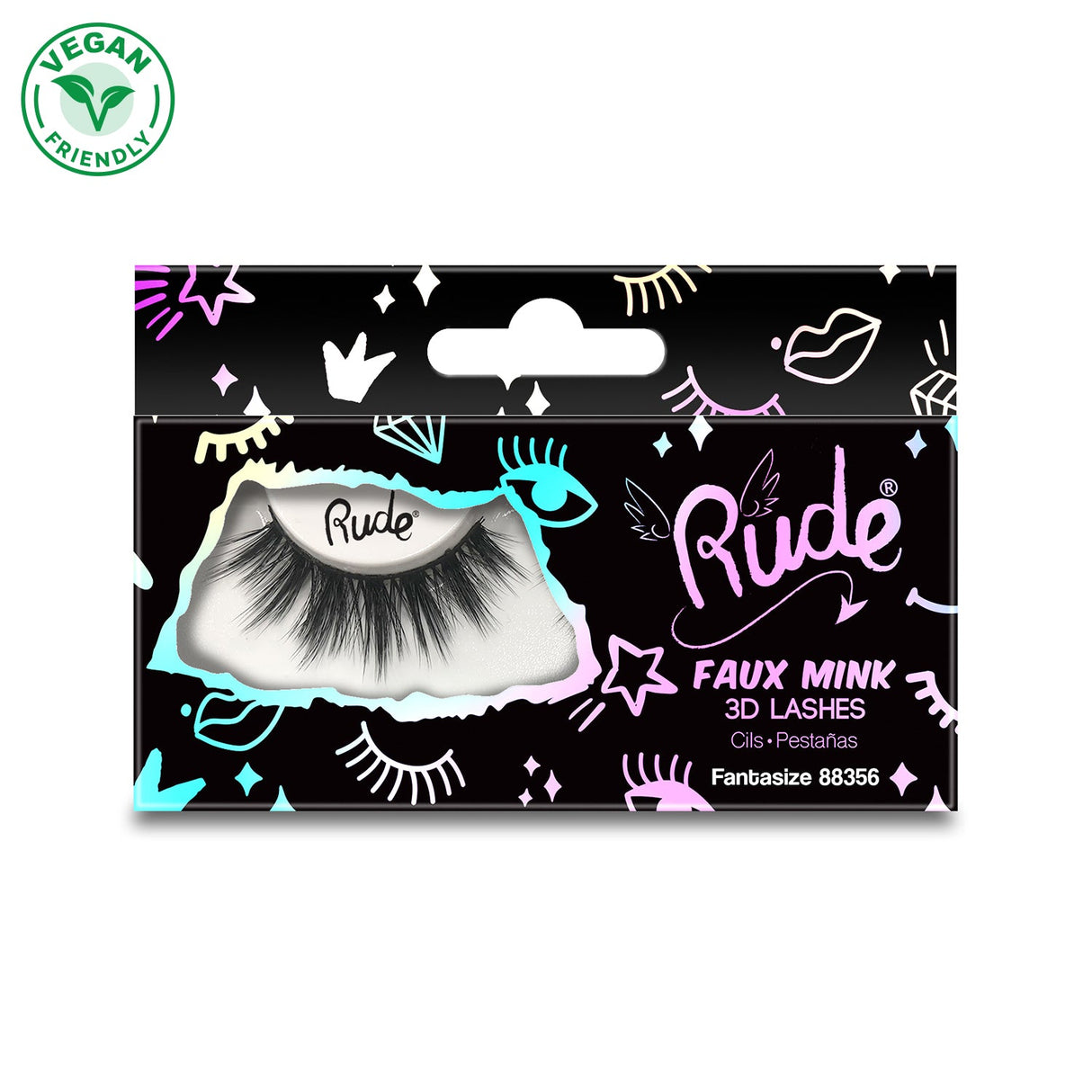 RUDE Essential Faux Mink 3D Lashes - Fantasize