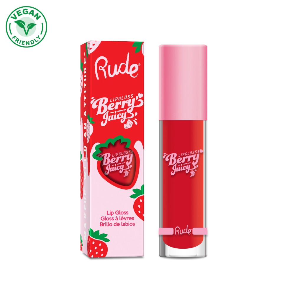 RUDE Berry Juicy Lip Gloss - Code Red