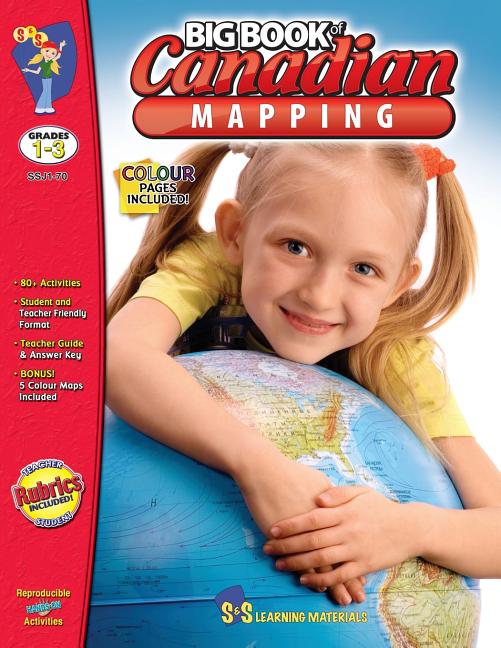 Canadian Mapping Big Book: Grades 1-3 - Paperback by Books by splitShops