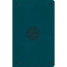 ESV Giant Print Personal Size Bible, Red Letter (Trutone, Deep Teal, Emblem Design)