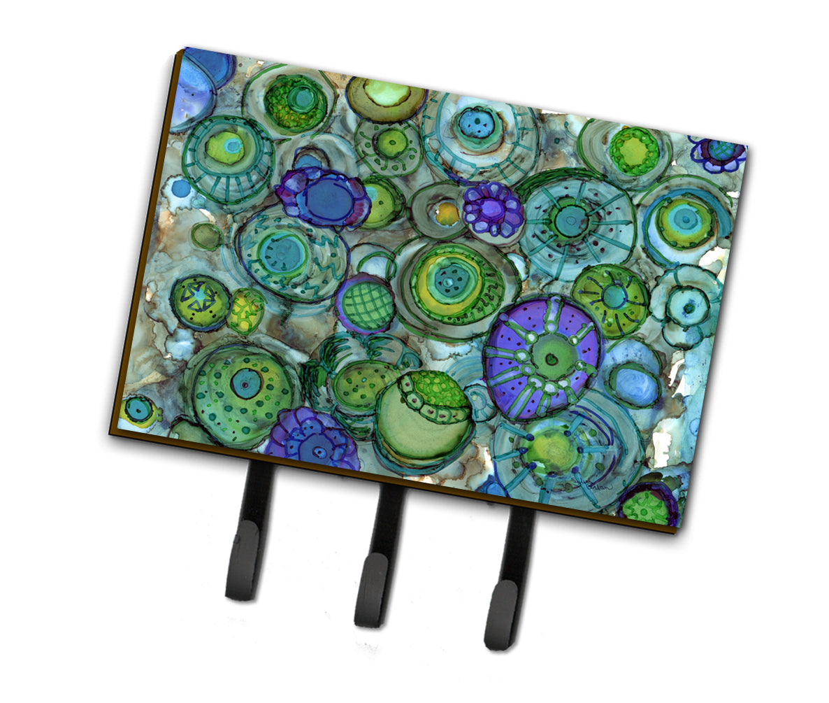 Abstract in Blues and Greens Leash or Key Holder 8962TH68 by Caroline's Treasures