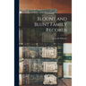 Blount and Blunt Family Records