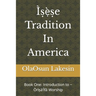 Ìṣẹ̀ṣe Tradition In America: Book One: Introduction to Òrìṣà'Ìfá Worship