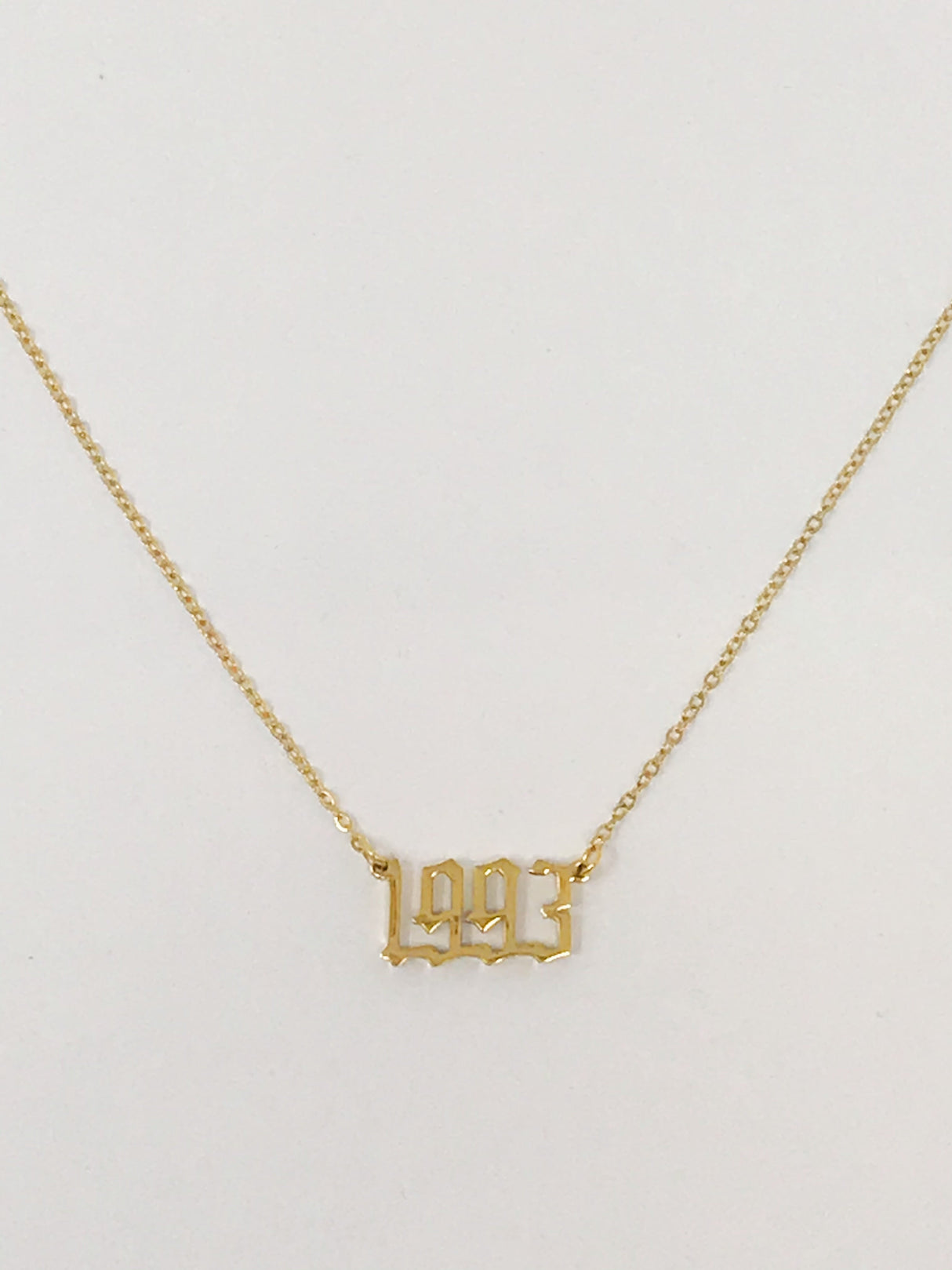 Birth Year Necklace by Ellisonyoung.com