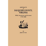 Abstracts of Fauquier County, Virginia. Wills, Inventories and Accounts, 1759-1800