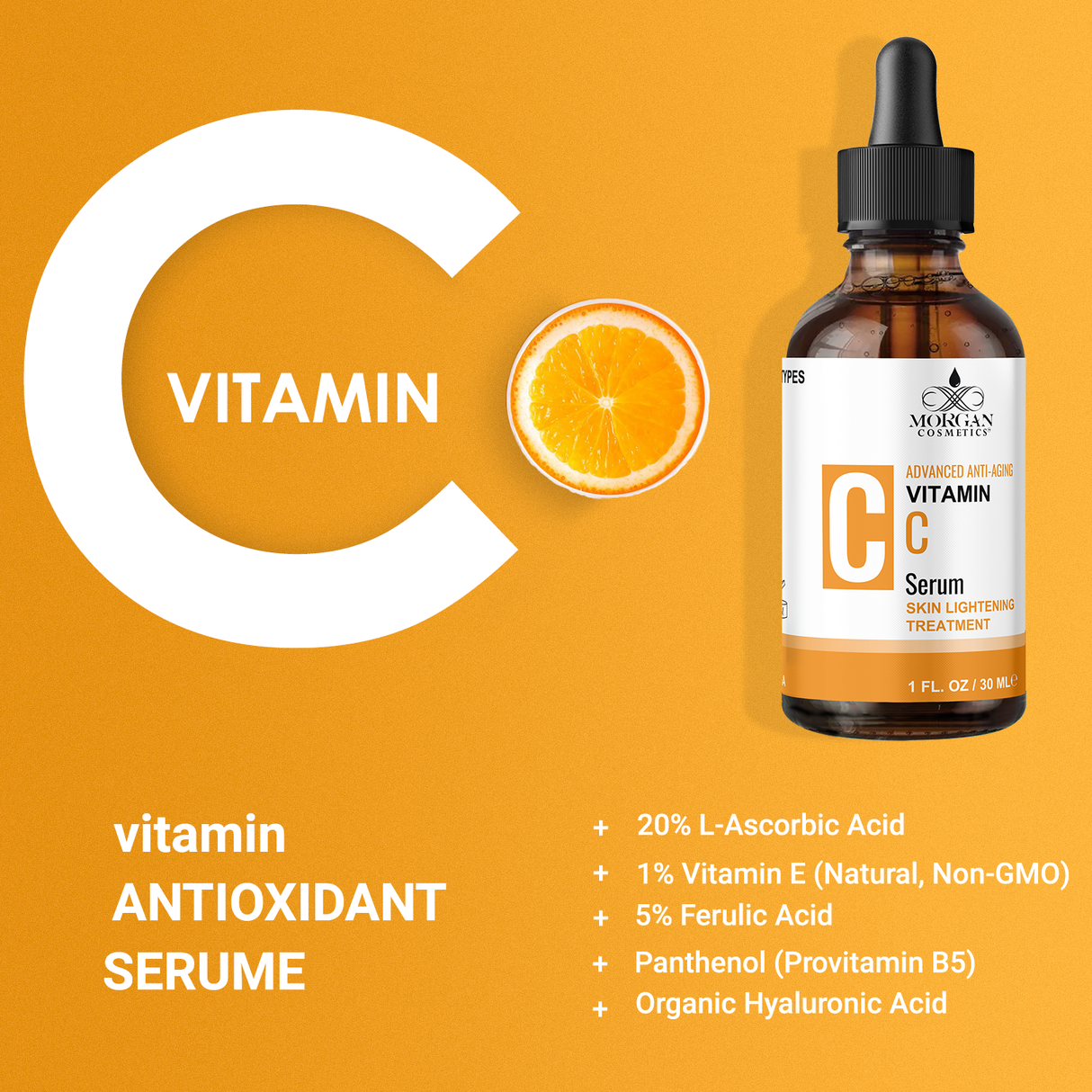 Vitamin C Serum 1 oz by Morgan Cosmetics