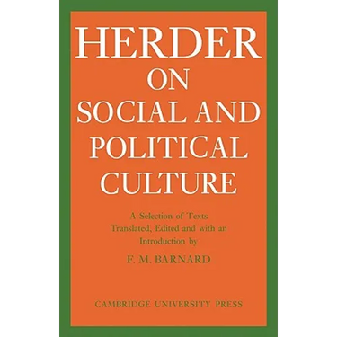 J. G. Herder on Social and Political Culture