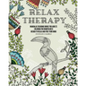 Relax therapy: mandalas coloring books for adults coloring for mindfulness design to relax and free your mind.