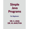 Simple Java Programs
