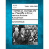 Thomas D. Owings and Al, Plaintiffs in Error, Versus Andrew Kincannon
